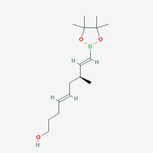 (4E,7S,8E)-7-methyl-9-(4,4,5,5-tetramethyl-1,3,2-dioxaborolan-2-yl)nona-4,8-dien-1-ol