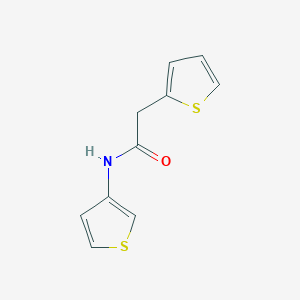 2-(Thiophen-2-yl)-N-(thiophen-3-yl)acetamide