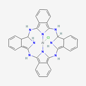 38-Chloro-9,18,27,36,37,39,40,41-octaza-38-aluminadecacyclo[17.17.3.110,17.128,35.02,7.08,37.011,16.020,25.026,39.029,34]hentetraconta-1,3,5,7,10,12,14,19,21,23,25,30,32,34-tetradecaene