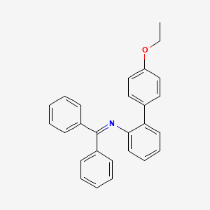 molecular formula C27H23NO B14122242 N-(4'-Ethoxy-[1,1'-biphenyl]-2-yl)-1,1-diphenylmethanimine 