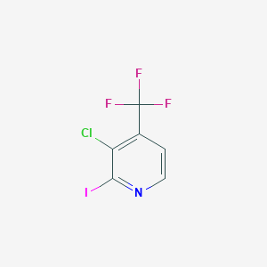 molecular formula C6H2ClF3IN B1412227 3-Chloro-2-iodo-4-(trifluoromethyl)pyridine CAS No. 1227514-97-7