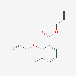 molecular formula C14H16O3 B14122435 Allyl 2-(allyloxy)-3-methylbenzoate 