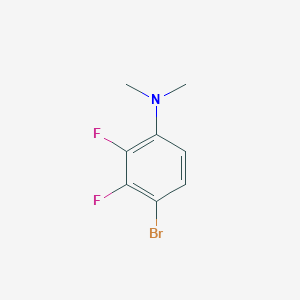 molecular formula C8H8BrF2N B1412245 4-bromo-2,3-difluoro-N,N-dimethylaniline CAS No. 1704069-59-9