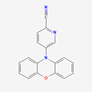 molecular formula C18H11N3O B14122470 5-(10H-Phenoxazin-10-yl)picolinonitrile 