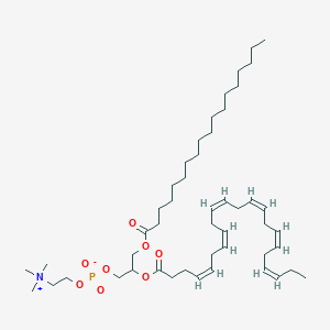 molecular formula C48H84NO8P B14122490 [2-[(4Z,7Z,10Z,13Z,16Z,19Z)-docosa-4,7,10,13,16,19-hexaenoyl]oxy-3-octadecanoyloxypropyl] 2-(trimethylazaniumyl)ethyl phosphate CAS No. 59403-52-0