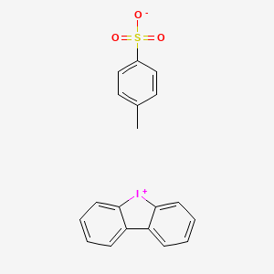 molecular formula C19H15IO3S B14122508 Dibenzo[b,d]iodol-5-ium 4-methylbenzenesulfonate 