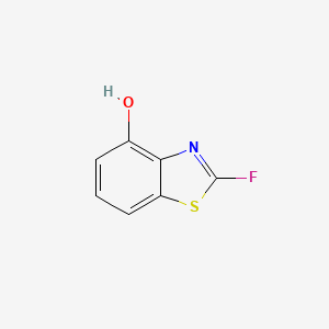 molecular formula C7H4FNOS B1412264 2-氟苯并[d]噻唑-4-醇 CAS No. 1261630-58-3