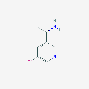 B1412266 (S)-1-(5-Fluoropyridin-3-yl)ethanamine CAS No. 1213045-95-4