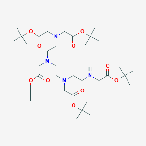 B1412267 Di-tert-butyl 3,6,9-tris(2-(tert-butoxy)-2-oxoethyl)-3,6,9,12-tetraazatetradecane-1,14-dioate CAS No. 180152-86-7