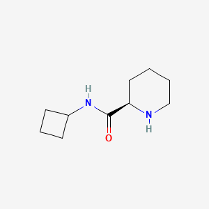 B1412268 (2R)-N-cyclobutylpiperidine-2-carboxamide CAS No. 1604325-07-6