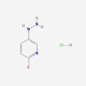 B1412276 2-(6-Fluoropyridin-3-yl)hydrazine hydrochloride CAS No. 1438599-61-1