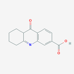 molecular formula C14H13NO3 B1412285 9-氧代-5,6,7,8,8a,9-六氢吖啶-3-羧酸 CAS No. 1314749-35-3