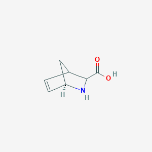 molecular formula C7H9NO2 B1412293 （1R）-2-氮杂双环[2.2.1]庚-5-烯-3-羧酸 CAS No. 184851-31-8