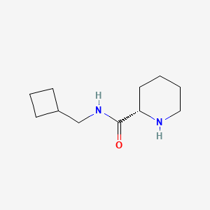 molecular formula C11H20N2O B1412299 (2S)-N-(cyclobutylmethyl)piperidine-2-carboxamide CAS No. 1604422-91-4
