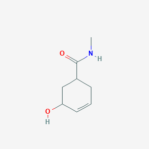 B141230 5-hydroxy-N-methylcyclohex-3-ene-1-carboxamide CAS No. 135715-24-1