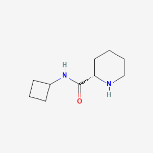 molecular formula C10H18N2O B1412300 (2S)-N-环丁基哌啶-2-羧酰胺 CAS No. 1604455-84-6