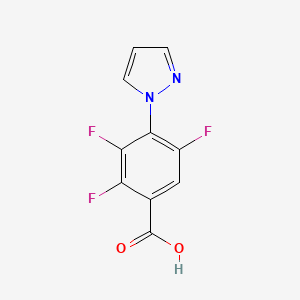 2,3,5-Trifluoro-4-(1H-pyrazol-1-yl)benzoic acid