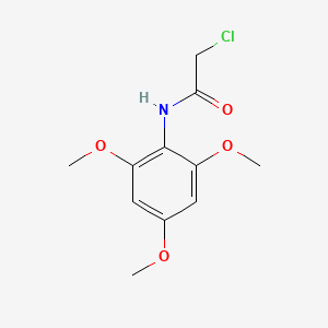 molecular formula C11H14ClNO4 B1412314 2-氯-N-(2,4,6-三甲氧基苯基)乙酰胺 CAS No. 1245796-20-6