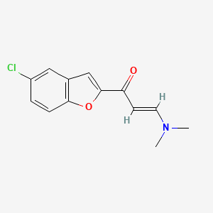 1-(5-Chloro-1-benzofuran-2-yl)-3-(dimethylamino)prop-2-en-1-one