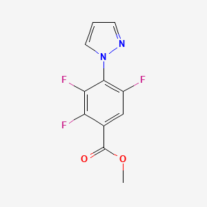methyl 2,3,5-trifluoro-4-(1H-pyrazol-1-yl)benzoate
