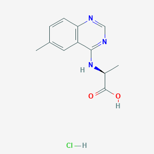 N-(6-methyl-4-quinazolinyl)alanine hydrochloride