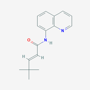 (E)-4,4-Dimethyl-N-(quinolin-8-yl)pent-2-enamide