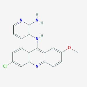 N3-(6-Chloro-2-methoxyacridin-9-yl)pyridine-2,3-diamine