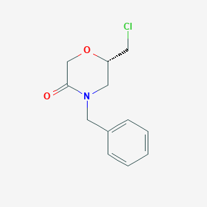 (6S)-6-(Chloromethyl)-4-(phenylmethyl)-3-morpholinone