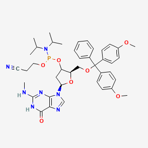 molecular formula C41H50N7O7P B14123507 N2-Methyl-DG cep 