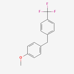 Benzene, 1-[(4-methoxyphenyl)methyl]-4-(trifluoromethyl)-