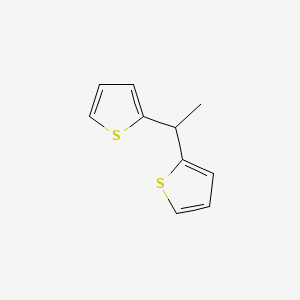 molecular formula C10H10S2 B14123665 2,2'-(Ethane-1,1-diyl)dithiophene 