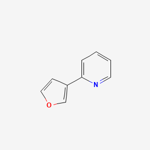 molecular formula C9H7NO B14123702 2-(Furan-3-yl)pyridine CAS No. 55484-05-4