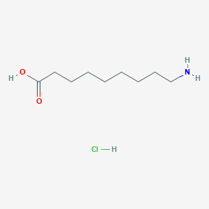 molecular formula C9H20ClNO2 B14123707 9-Aminononanoic acid;hydrochloride CAS No. 23734-86-3