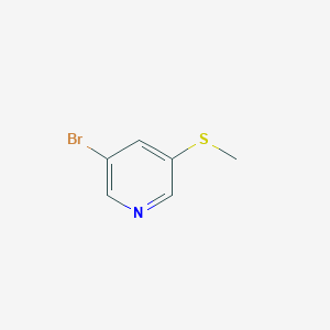 molecular formula C6H6BrNS B141238 3-溴-5-(甲硫基)吡啶 CAS No. 142137-18-6