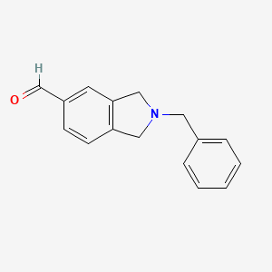 molecular formula C16H15NO B1412381 2-Benzylisoindoline-5-carbaldehyde CAS No. 1446282-08-1