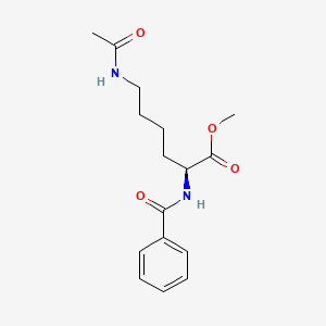 molecular formula C16H22N2O4 B1412387 (S)-methyl 6-acetamido-2-benzamidohexanoate CAS No. 1383106-20-4