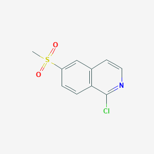 molecular formula C10H8ClNO2S B1412400 1-Chloro-6-(methylsulfonyl)isoquinoline CAS No. 1392211-79-8