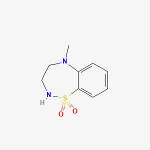 molecular formula C9H12N2O2S B1412409 5-Methyl-2,3,4,5-tetrahydrobenzo[f][1,2,5]thiadiazepine 1,1-dioxide CAS No. 1799973-78-6