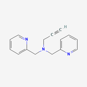 B1412422 (Prop-2-yn-1-yl)bis[(pyridin-2-yl)methyl]amine CAS No. 950984-75-5
