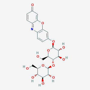 molecular formula C24H27NO13 B1412423 Resorufin beta-D-cellobioside CAS No. 1000404-48-7