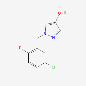 1-(5-Chloro-2-fluorobenzyl)-1H-pyrazol-4-ol