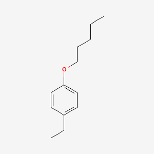 molecular formula C13H20O B14124314 1-Ethyl-4-(pentyloxy)benzene 