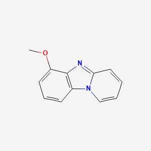 molecular formula C12H10N2O B14124376 6-Methoxypyrido[1,2-a]benzimidazole 