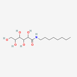 molecular formula C14H29NO6 B14124411 N-octylhexonamide CAS No. 330628-23-4