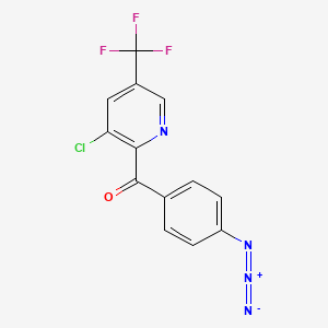 (4-Azidophenyl)(3-chloro-5-(trifluoromethyl)pyridin-2-yl)methanone
