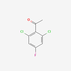 molecular formula C8H5Cl2FO B1412452 2',6'-Dichloro-4'-fluoroacetophenone CAS No. 1804886-00-7