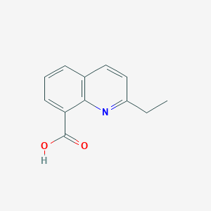 molecular formula C12H11NO2 B1412487 2-Ethylquinoline-8-carboxylic acid CAS No. 1312339-14-2