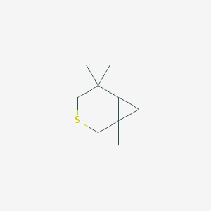 1,5,5-Trimethyl-3-thiabicyclo[4.1.0]heptane