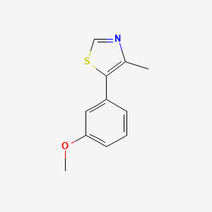 5-(3-Methoxyphenyl)-4-methyl-1,3-thiazole