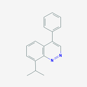 4-Phenyl-8-(propan-2-yl)cinnoline